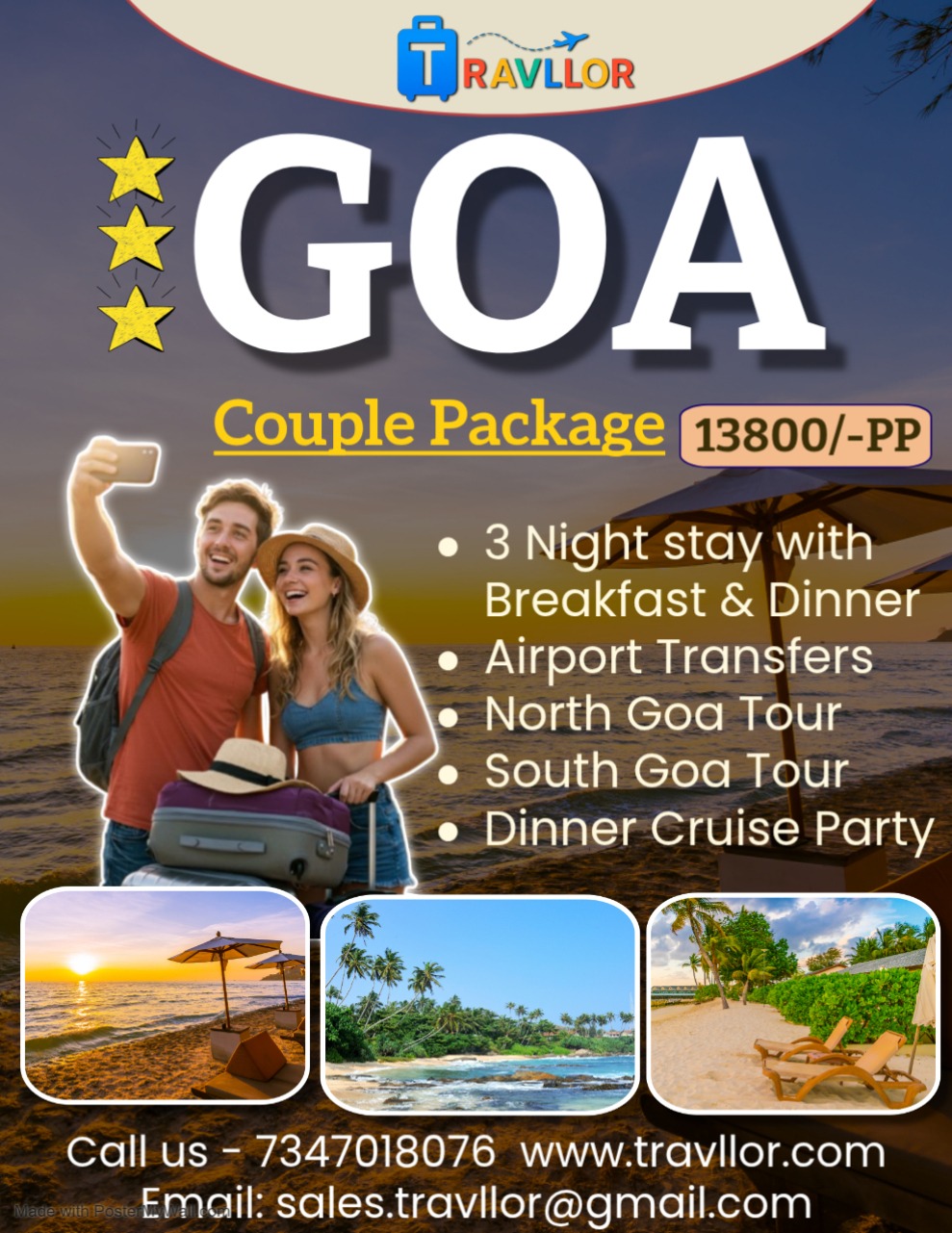 Goa Honeymoon Package