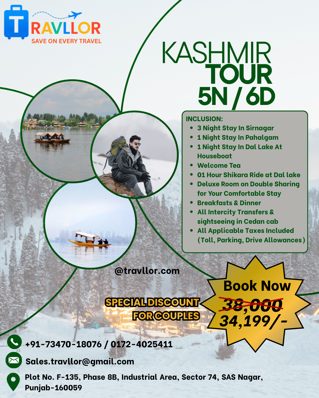 Special Offer For Couples (Kashmir)